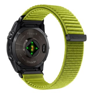 TECH-PROTECT NYLONLOOP GARMIN FENIX 5 / 6 / 6 PRO / 7 / 8 / 8 PRO / 9 / 9 PRO (47 MM) ELECTRIC LIME