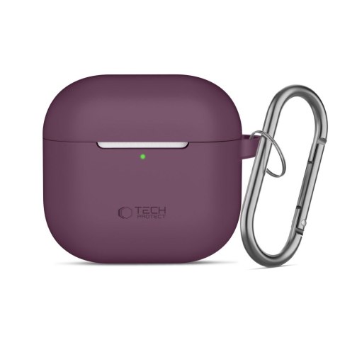 TECH-PROTECT SILICONE HOOK APPLE AIRPODS 4 / 5 BURGUNDY