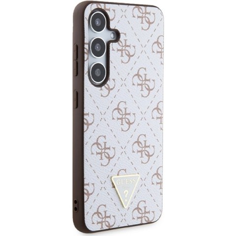 Guess nakładka do Samsung Galaxy S24 GUHCS24SPG4GPH biała HC PU 4G TRIANGLE Guess nakładka do Samsung Galaxy S24 GUHCS24SPG4GPH biała HC PU 4G TRIANGLE