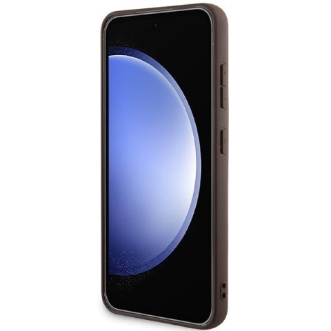 Guess nakładka do Samsung Galaxy S24 GUHCS24SPG4GPH biała HC PU 4G TRIANGLE Guess nakładka do Samsung Galaxy S24 GUHCS24SPG4GPH biała HC PU 4G TRIANGLE