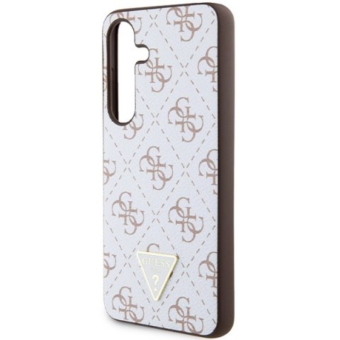 Guess nakładka do Samsung Galaxy S24 GUHCS24SPG4GPH biała HC PU 4G TRIANGLE Guess nakładka do Samsung Galaxy S24 GUHCS24SPG4GPH biała HC PU 4G TRIANGLE