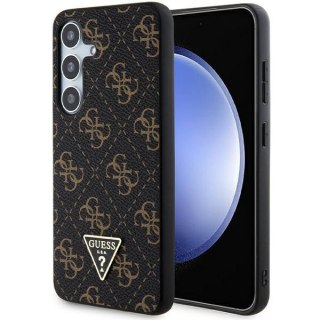Guess nakładka do Samsung Galaxy S24 Plus GUHCS24MPG4GPK czarna HC PU 4G TRIANGLE