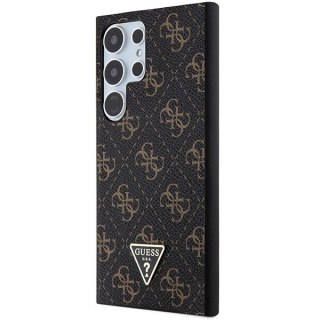 Guess nakładka do Samsung Galaxy S24 Ultra GUHCS24LPG4GPK czarna HC PU 4G TRIANGLE