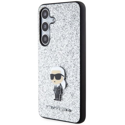 Karl Lagerfeld nakładka do Samsung Galaxy S24 KLHCS24SGCNPSG srebrna HC IKONIK FIXED GLITTER IKONIK LOGO METAL PIN Karl Lagerfeld nakładka do Samsung Galaxy S24 KLHCS24SGCNPSG srebrna HC IKONIK FIXED GLITTER IKONIK LOGO METAL PIN