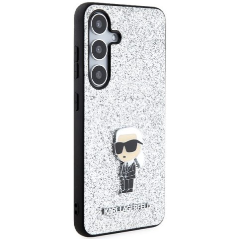 Karl Lagerfeld nakładka do Samsung Galaxy S24 KLHCS24SGCNPSG srebrna HC IKONIK FIXED GLITTER IKONIK LOGO METAL PIN Karl Lagerfeld nakładka do Samsung Galaxy S24 KLHCS24SGCNPSG srebrna HC IKONIK FIXED GLITTER IKONIK LOGO METAL PIN