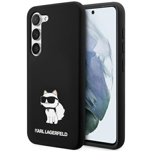 Karl Lagerfeld nakładka do Samsung Galaxy S24 KLHCS24SSNCHBCK czarna HC SILICONE NFT CHOUPETTE Karl Lagerfeld nakładka do Samsung Galaxy S24 KLHCS24SSNCHBCK czarna HC SILICONE NFT CHOUPETTE