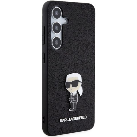 Karl Lagerfeld nakładka do Samsung Galaxy S24 Plus KLHCS24MGKNPSK czarna HC IKONIK FIXED GLITTER IKONIK LOGO METAL PIN Karl Lagerfeld nakładka do Samsung Galaxy S24 Plus KLHCS24MGKNPSK czarna HC IKONIK FIXED GLITTER IKONIK LOGO METAL PIN