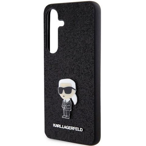 Karl Lagerfeld nakładka do Samsung Galaxy S24 Plus KLHCS24MGKNPSK czarna HC IKONIK FIXED GLITTER IKONIK LOGO METAL PIN Karl Lagerfeld nakładka do Samsung Galaxy S24 Plus KLHCS24MGKNPSK czarna HC IKONIK FIXED GLITTER IKONIK LOGO METAL PIN