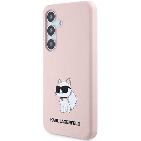 Karl Lagerfeld nakładka do Samsung Galaxy S24 Plus KLHCS24MSNCHBCP różowa HC SILICONE NFT CHOUPETTE Karl Lagerfeld nakładka do Samsung Galaxy S24 Plus KLHCS24MSNCHBCP różowa HC SILICONE NFT CHOUPETTE