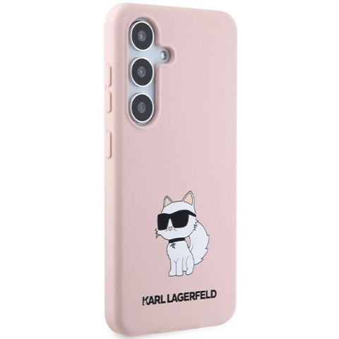 Karl Lagerfeld nakładka do Samsung Galaxy S24 Plus KLHCS24MSNCHBCP różowa HC SILICONE NFT CHOUPETTE Karl Lagerfeld nakładka do Samsung Galaxy S24 Plus KLHCS24MSNCHBCP różowa HC SILICONE NFT CHOUPETTE