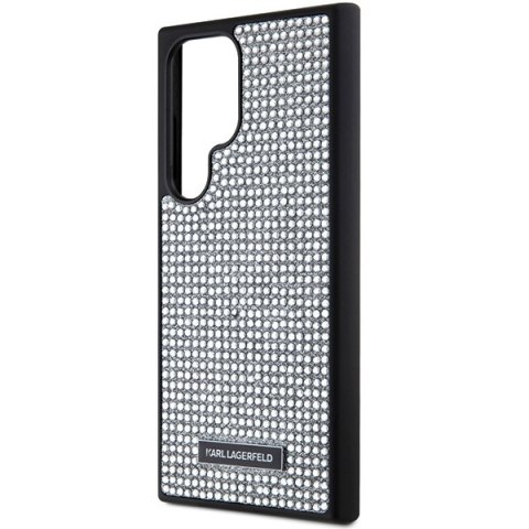 Karl Lagerfeld nakładka do Samsung Galaxy S24 Ultra KLHCS24LHDSPRS srebrna HC RHINESTONE LOGO METAL PLATE Karl Lagerfeld nakładka do Samsung Galaxy S24 Ultra KLHCS24LHDSPRS srebrna HC RHINESTONE LOGO METAL PLATE