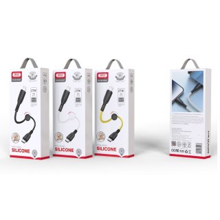 XO kabel NB-Q248A PD USB-C - Lightning 0,25m 27W żółty