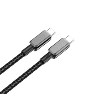 XO kabel NB-Q250B PD USB-C - USB-C 1,0m 60W czarny