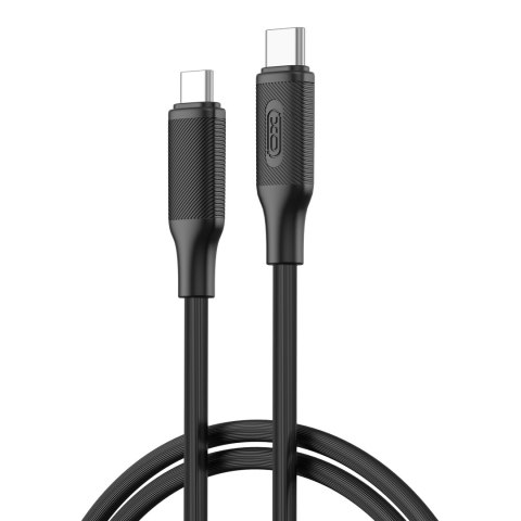 XO kabel NB-Q265B PD USB-C - USB-C 1,0m 60W czarny XO kabel NB-Q265B PD USB-C - USB-C 1,0m 60W czarny