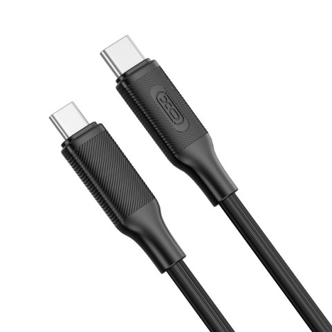 XO kabel NB-Q265B PD USB-C - USB-C 1,0m 60W czarny XO kabel NB-Q265B PD USB-C - USB-C 1,0m 60W czarny