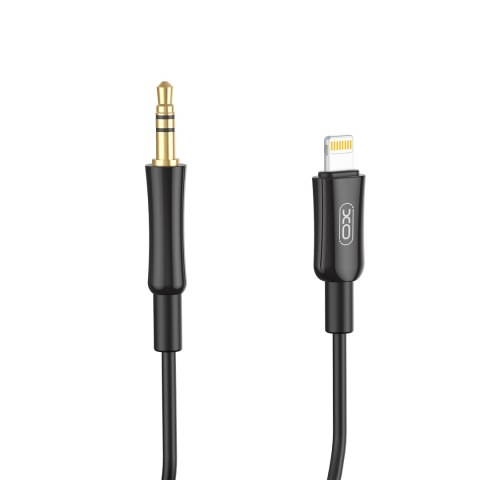 XO kabel audio NB-R255A Lightning - jack 3,5mm 1,0m czarny