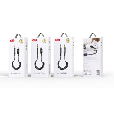 XO kabel audio NB-R255B USB-C - jack 3,5mm 1,0m czarny