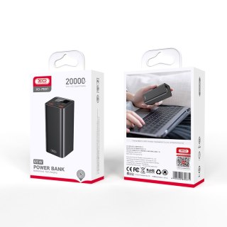 XO power bank do laptopa PB97 65W 20000mAh czarny