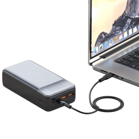 XO power bank do laptopa PR201 65W 30000mAh czarny XO power bank do laptopa PR201 65W 30000mAh czarny