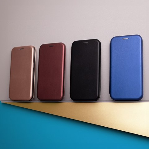 Etui Smart Diva do Motorola Moto E22 granatowe Etui Smart Diva do Motorola Moto E22 granatowe