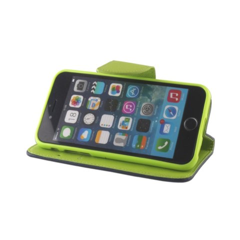 Etui Smart Fancy do Motorola Moto E13 zielono-granatowy Etui Smart Fancy do Motorola Moto E13 zielono-granatowy