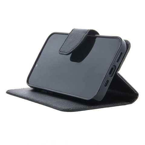 Etui Smart Fancy do Motorola Moto E22 czarne Etui Smart Fancy do Motorola Moto E22 czarne