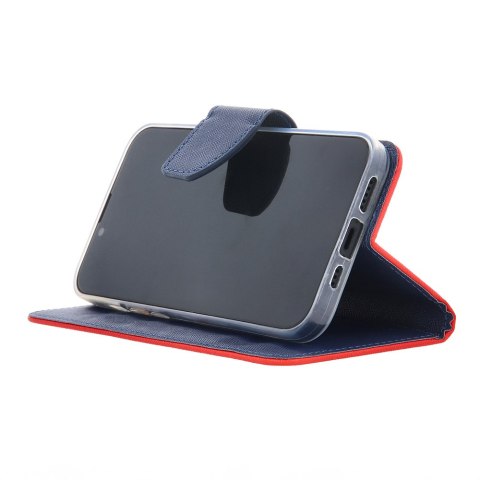 Etui Smart Fancy do Motorola Moto E22 czerwono-granatowe Etui Smart Fancy do Motorola Moto E22 czerwono-granatowe