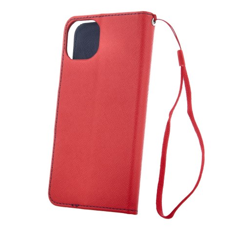 Etui Smart Fancy do Motorola Moto E22 czerwono-granatowe Etui Smart Fancy do Motorola Moto E22 czerwono-granatowe