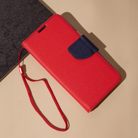 Etui Smart Fancy do Motorola Moto E22 czerwono-granatowe Etui Smart Fancy do Motorola Moto E22 czerwono-granatowe