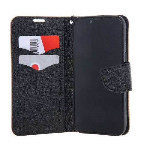Etui Smart Fancy do Xiaomi Redmi 13C 4G / 13C 5G / Poco C65 czarno-złote Etui Smart Fancy do Xiaomi Redmi 13C 4G / 13C 5G / Poco C65 czarno-złote