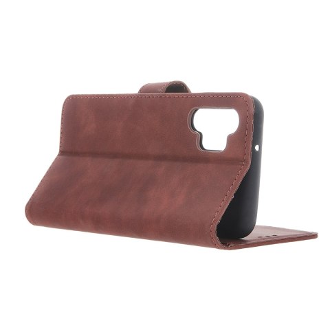 Etui Smart Velvet do Motorola Moto E22 brązowe Etui Smart Velvet do Motorola Moto E22 brązowe