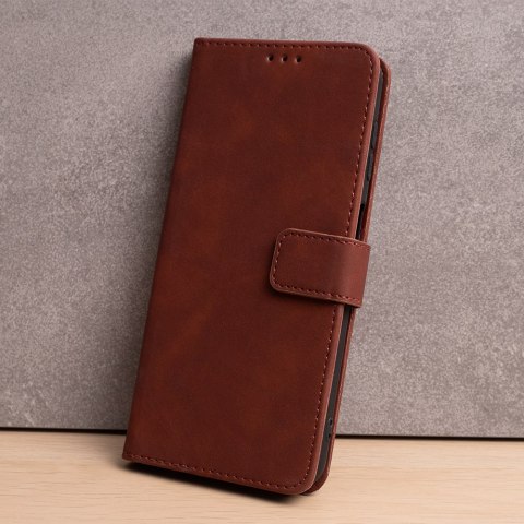 Etui Smart Velvet do Motorola Moto G24 / G04 brązowe Etui Smart Velvet do Motorola Moto G24 / G04 brązowe