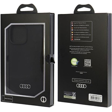 Audi nakładka do iPhone 15 Pro Max 6,7" czarna Silicone Case Audi nakładka do iPhone 15 Pro Max 6,7" czarna Silicone Case
