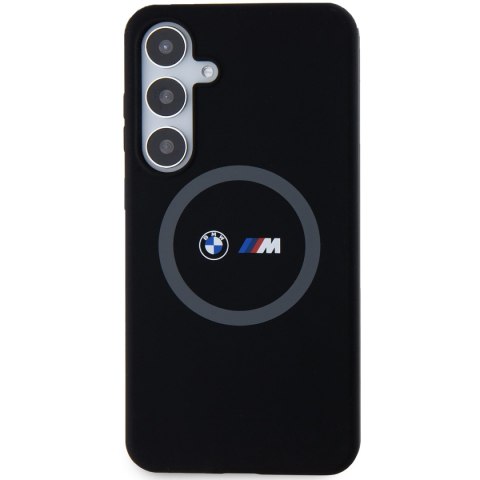 BMW nakładka do Samsung Galaxy S24 Plus czarna M Silicone Printed Ring MagSafe BMW nakładka do Samsung Galaxy S24 Plus czarna M Silicone Printed Ring MagSafe