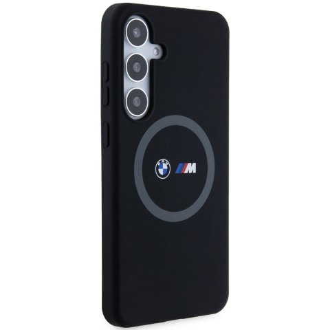 BMW nakładka do Samsung Galaxy S24 Plus czarna M Silicone Printed Ring MagSafe BMW nakładka do Samsung Galaxy S24 Plus czarna M Silicone Printed Ring MagSafe