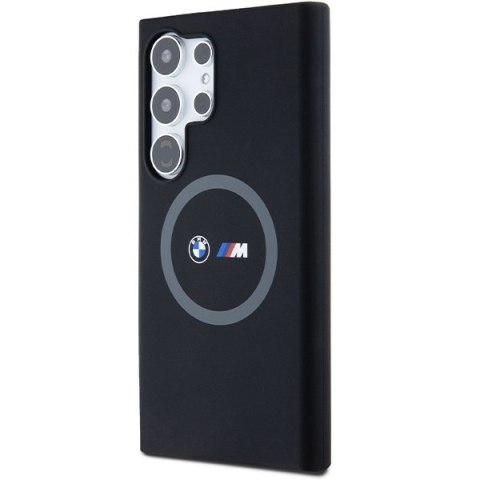 BMW nakładka do Samsung Galaxy S24 Ultra czarna M Silicone Printed Ring MagSafe BMW nakładka do Samsung Galaxy S24 Ultra czarna M Silicone Printed Ring MagSafe