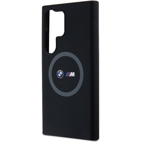 BMW nakładka do Samsung Galaxy S24 Ultra czarna M Silicone Printed Ring MagSafe BMW nakładka do Samsung Galaxy S24 Ultra czarna M Silicone Printed Ring MagSafe