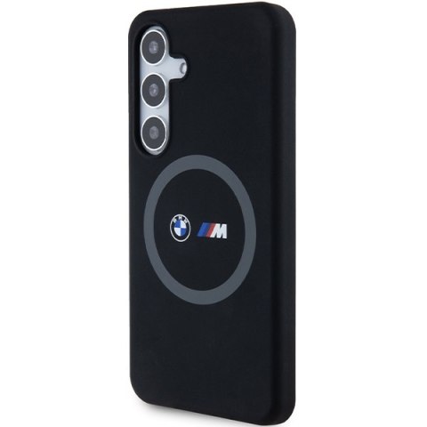 BMW nakładka do Samsung Galaxy S24 czarna M Silicone Printed Ring MagSafe BMW nakładka do Samsung Galaxy S24 czarna M Silicone Printed Ring MagSafe
