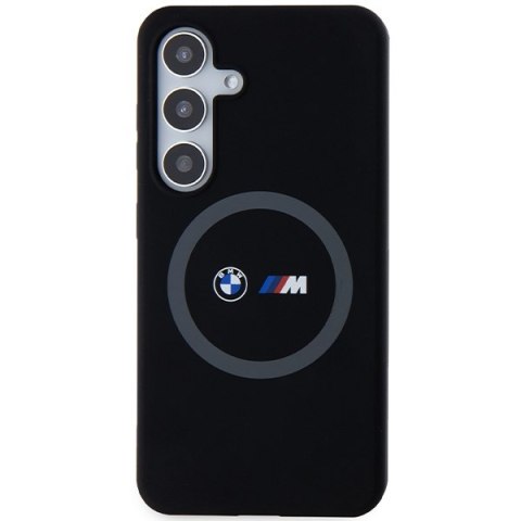 BMW nakładka do Samsung Galaxy S24 czarna M Silicone Printed Ring MagSafe BMW nakładka do Samsung Galaxy S24 czarna M Silicone Printed Ring MagSafe