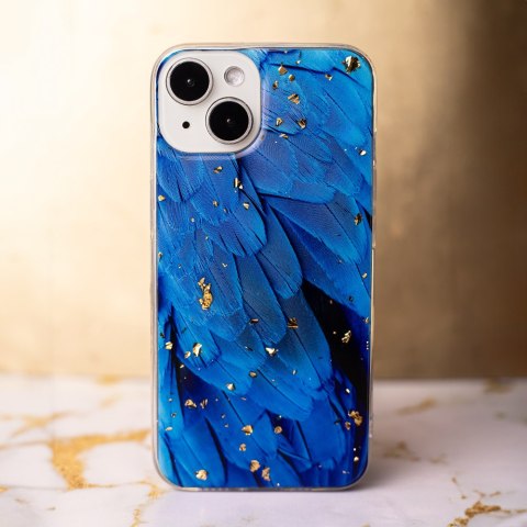 Nakładka Gold Glam do Samsung Galaxy A14 4G / A14 5G blue Nakładka Gold Glam do Samsung Galaxy A14 4G / A14 5G blue