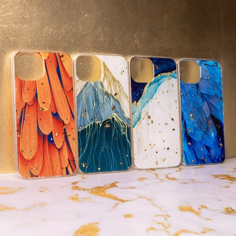 Nakładka Gold Glam do Samsung Galaxy A14 4G / A14 5G blue Nakładka Gold Glam do Samsung Galaxy A14 4G / A14 5G blue