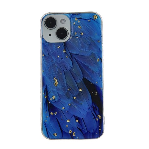 Nakładka Gold Glam do Samsung Galaxy A15 4G / A15 5G blue Nakładka Gold Glam do Samsung Galaxy A15 4G / A15 5G blue