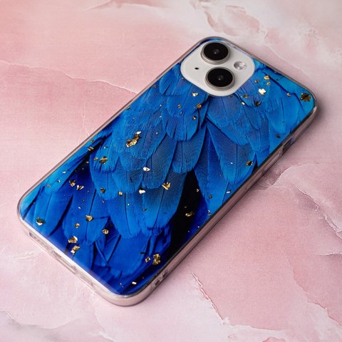 Nakładka Gold Glam do Samsung Galaxy A15 4G / A15 5G blue Nakładka Gold Glam do Samsung Galaxy A15 4G / A15 5G blue