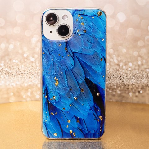 Nakładka Gold Glam do Samsung Galaxy A25 5G (global) blue Nakładka Gold Glam do Samsung Galaxy A25 5G (global) blue