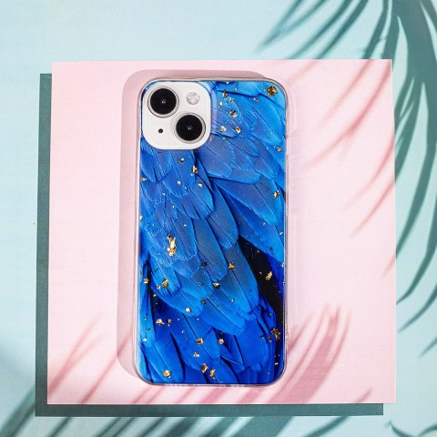 Nakładka Gold Glam do Samsung Galaxy A25 5G (global) blue Nakładka Gold Glam do Samsung Galaxy A25 5G (global) blue