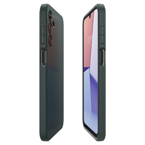 Spigen nakładka Liquid Air do Samsung Galaxy A15 4G / 5G ciemnozielona