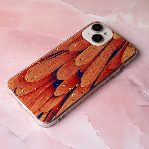 Nakładka Gold Glam do Samsung Galaxy A14 4G / A14 5G orange Nakładka Gold Glam do Samsung Galaxy A14 4G / A14 5G orange