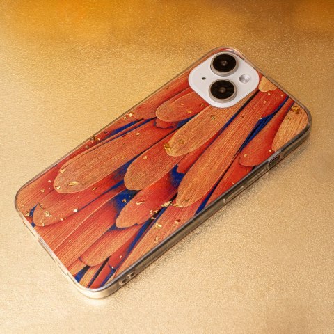 Nakładka Gold Glam do Samsung Galaxy A14 4G / A14 5G orange Nakładka Gold Glam do Samsung Galaxy A14 4G / A14 5G orange