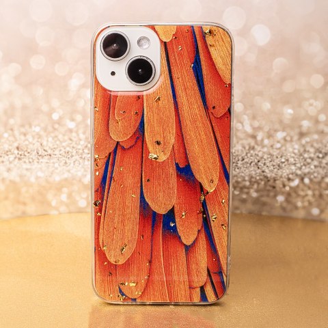 Nakładka Gold Glam do Samsung Galaxy A14 4G / A14 5G orange Nakładka Gold Glam do Samsung Galaxy A14 4G / A14 5G orange