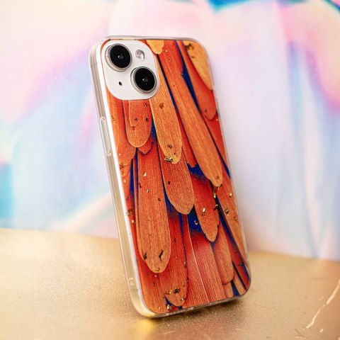 Nakładka Gold Glam do Samsung Galaxy A14 4G / A14 5G orange Nakładka Gold Glam do Samsung Galaxy A14 4G / A14 5G orange